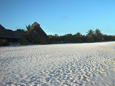 Fotos Der weiße Sandstrand der Malediven