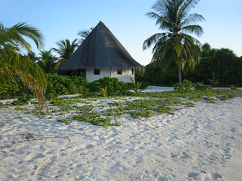 Gebäude am Strand Foto 