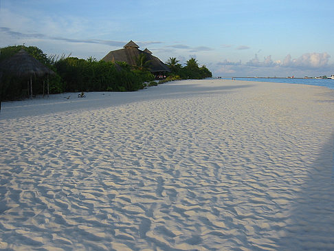 Gebäude am Strand