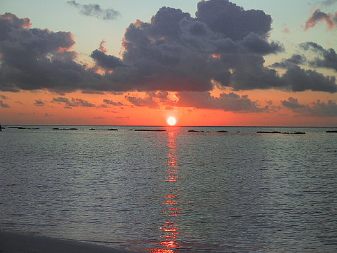 Fotos Sonnenuntergang auf den Malediven