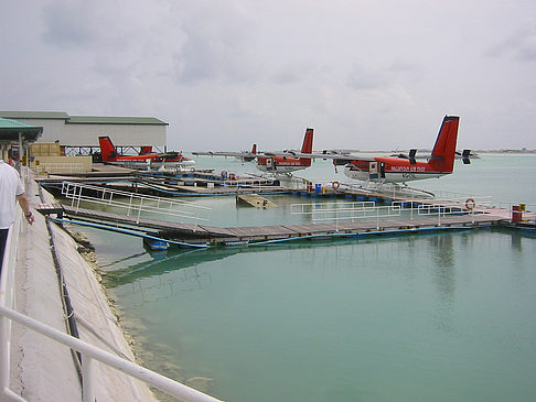 Flughafen für Wasserflugzeuge Fotos