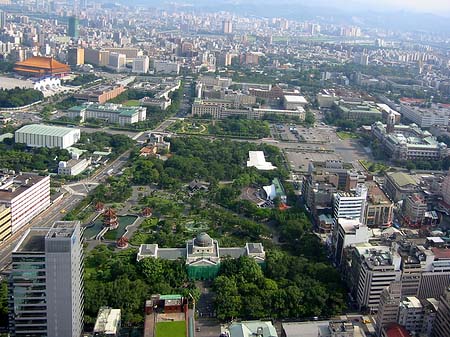 Blick vom Taipeh Tower