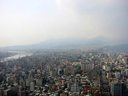 Blick vom Taipeh Tower Foto 