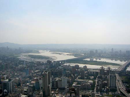 Blick vom Taipeh Tower Fotos