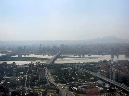 Blick vom Taipeh Tower Foto 