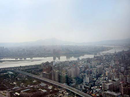 Blick vom Taipeh Tower