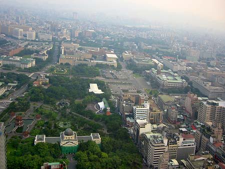 Blick vom Taipeh Tower Fotos