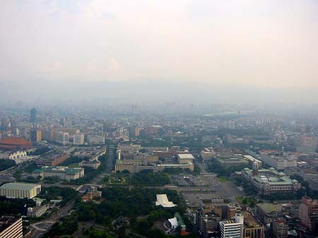 Blick vom Taipeh Tower