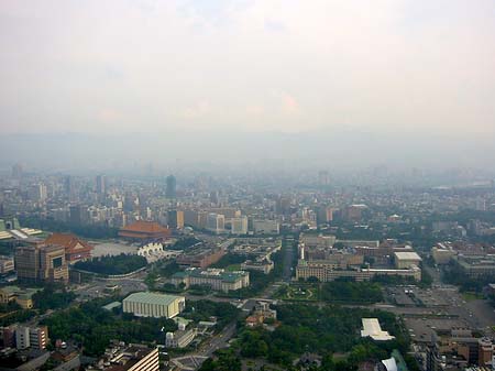 Blick vom Taipeh Tower Foto 