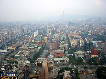 Foto Blick vom Taipeh Tower