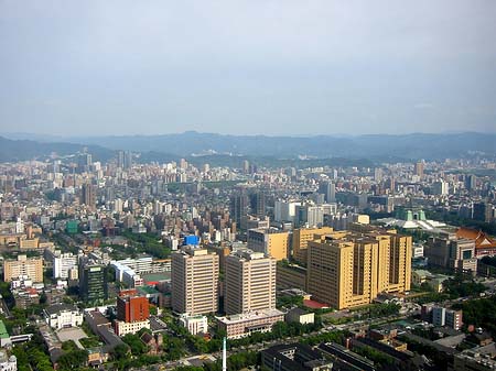 Blick vom Taipeh Tower Fotos