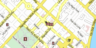 Saigon Notre-Dame Basilica Stadtplan